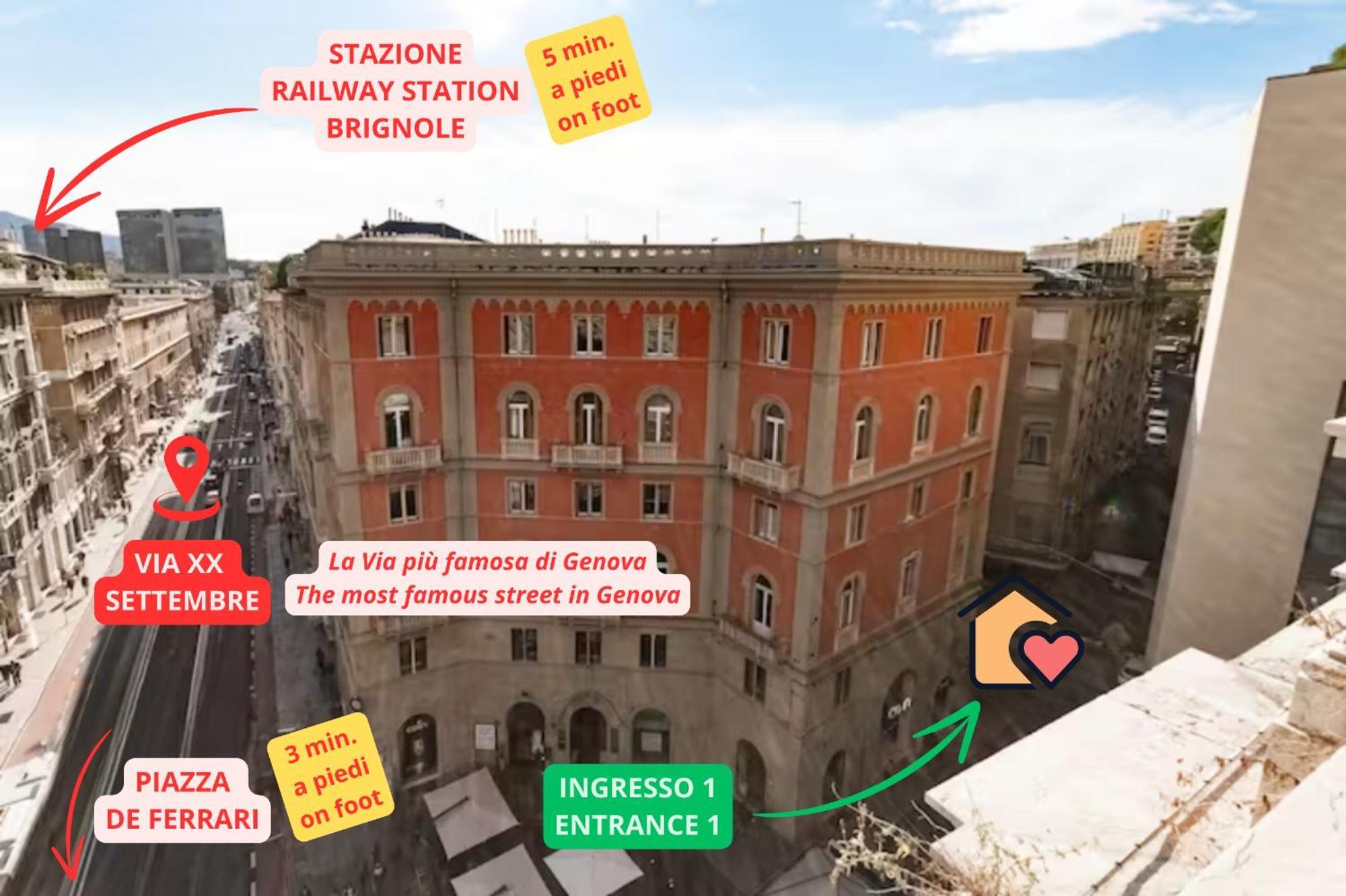 Casa Via XX Settembre - La Via Piu Famosa Di Genova公寓 外观 照片